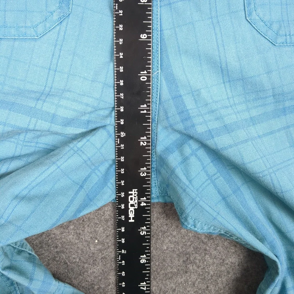 The North Face Cargo Shorts Plaid Blue Mens Size‎ 36 Regular California Heritage